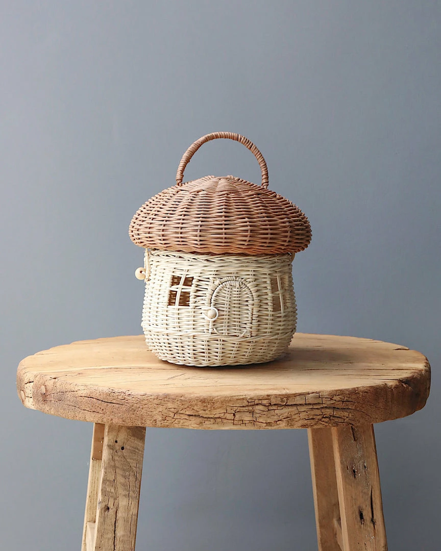 Olli Ella | Mushroom Basket 3 Olli Ella | Mushroom Basket