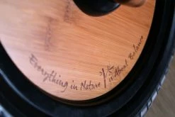 Kinderfeets Bamboo Balance Bike With Basket & Stand