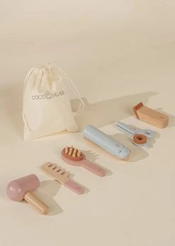 Coco Village Wooden Hair Dresser Set *New*