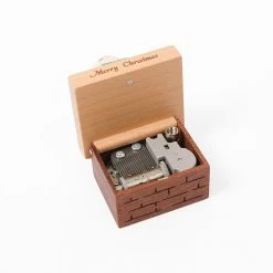 Wooderful Life Mini Santa Music Box *New* 7 Wooderful Life Mini Santa Music Box *New*