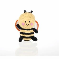 Pebble Handmade Bee Rattle *New*