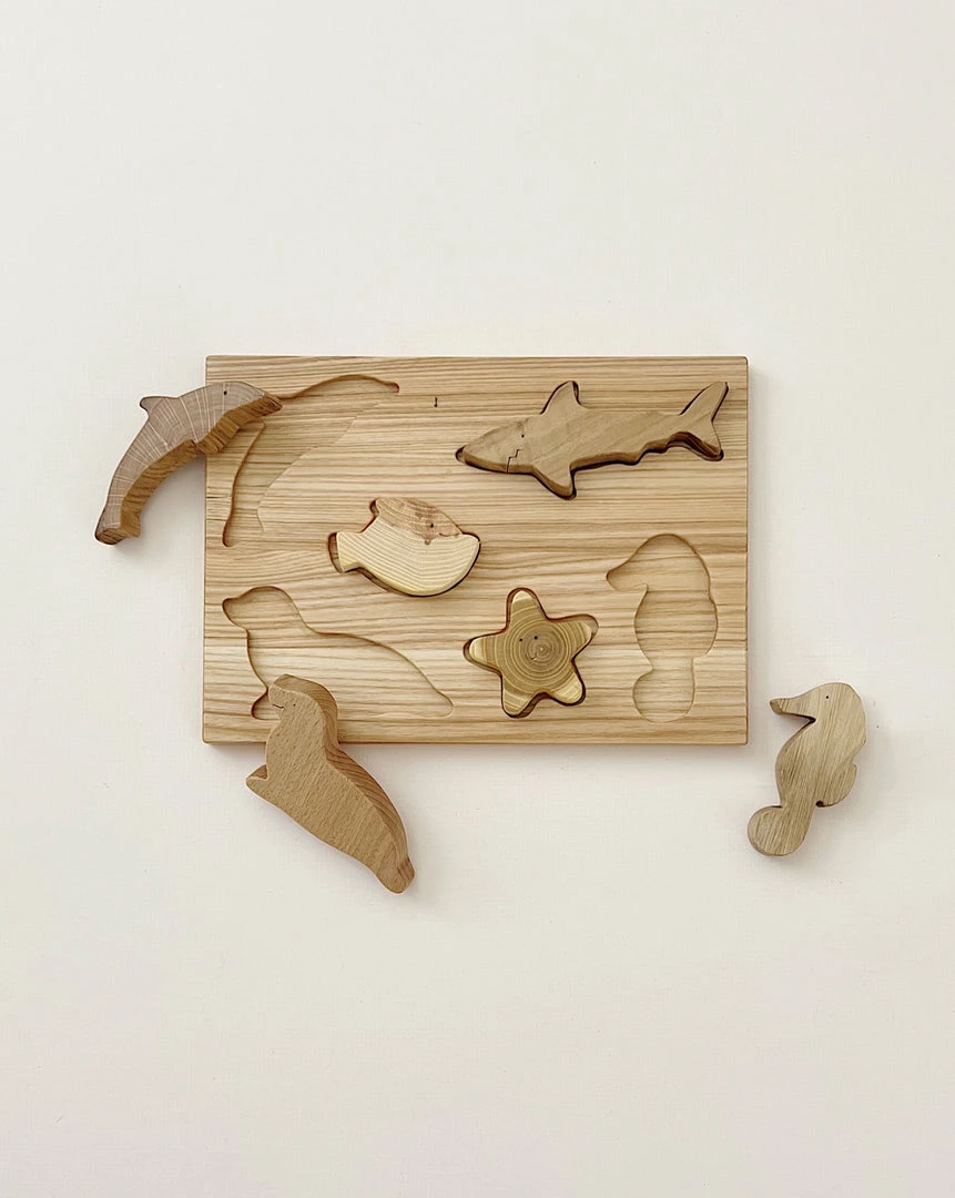 Odin Parker Handmade Wooden Ocean Puzzle 3 Odin Parker Handmade Wooden Ocean Puzzle