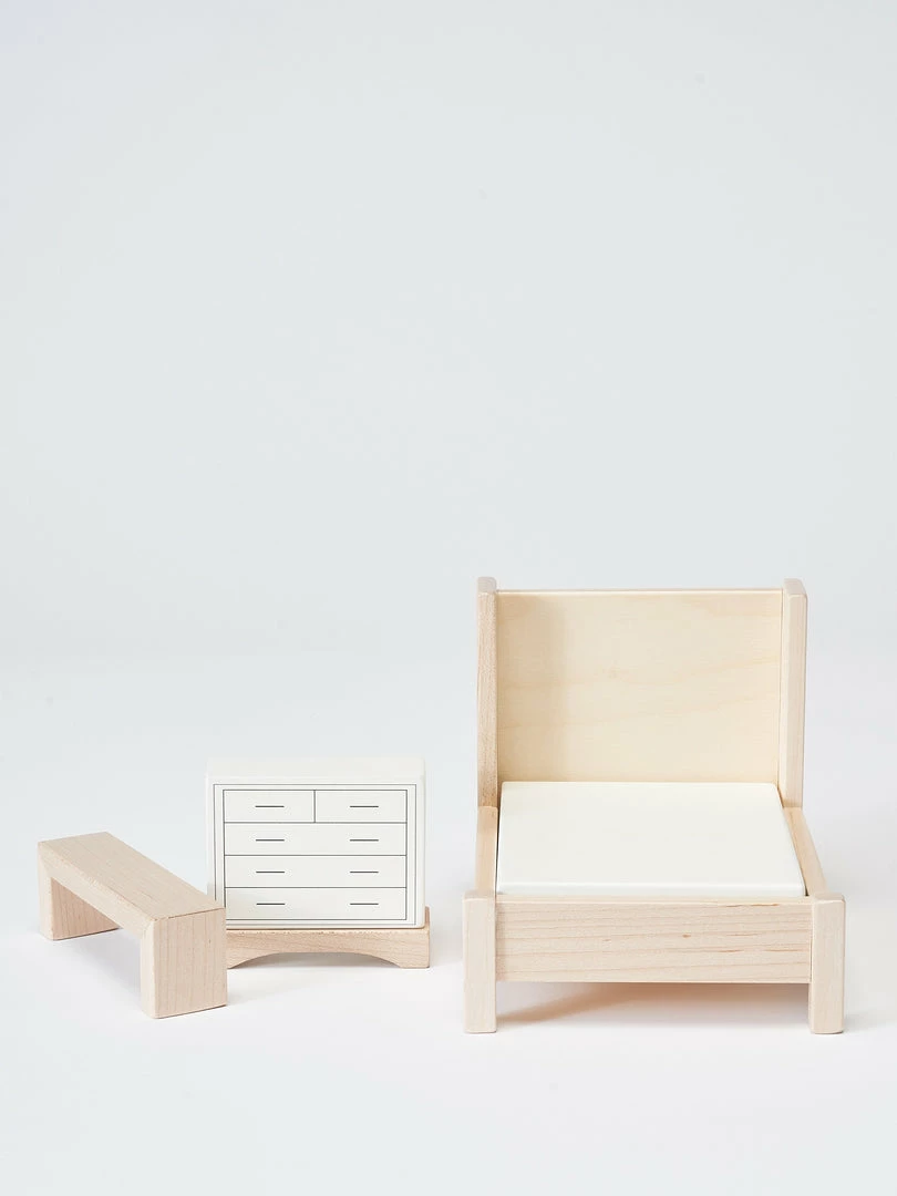 Milton & Goose Bedroom Dollhouse Furniture Set *New* 4 Milton & Goose Bedroom Dollhouse Furniture Set *New*