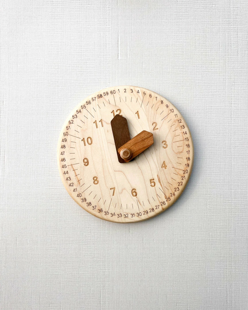 Mirus Toys *New* Wooden Educational Clock 3 Mirus Toys *New* Wooden Educational Clock
