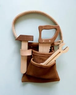 Odin Parker Wooden Tools & Suede Tool Belt *New*