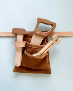 Odin Parker Wooden Tools & Suede Tool Belt *New*