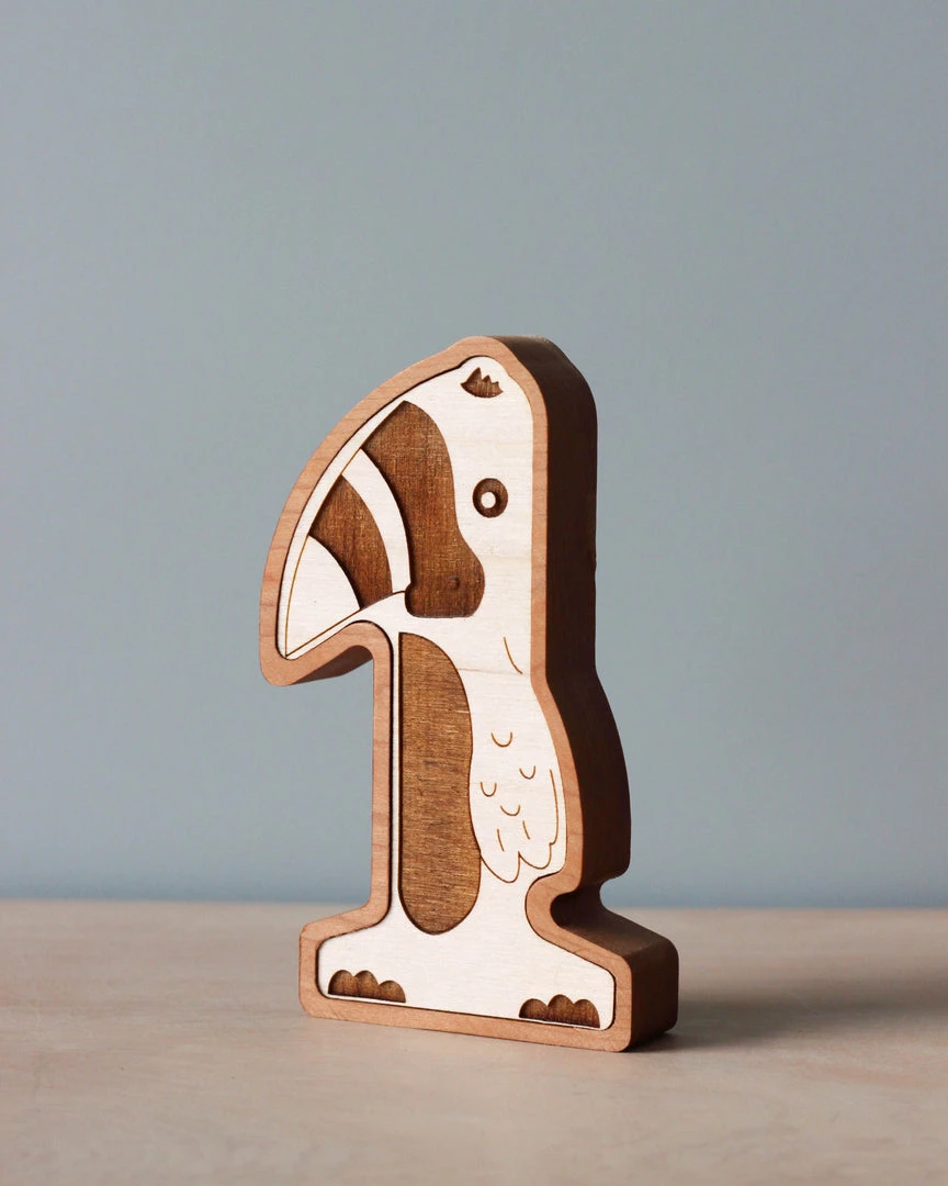 Circle Solid *New* Wooden Animal Numbers (0-9) - Made In USA 7 Circle Solid *New* Wooden Animal Numbers (0-9) - Made In USA