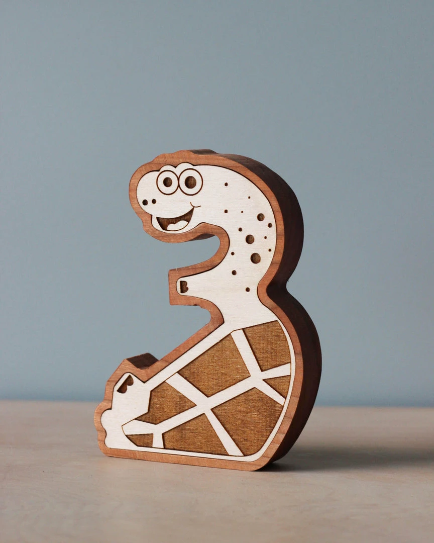 Circle Solid *New* Wooden Animal Numbers (0-9) - Made In USA 9 Circle Solid *New* Wooden Animal Numbers (0-9) - Made In USA