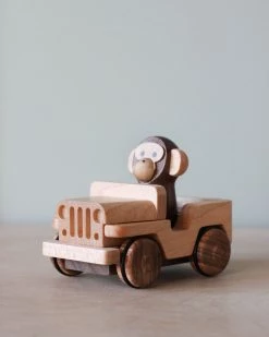 Odin Parker *New* Wooden Animal Pull-Back Car