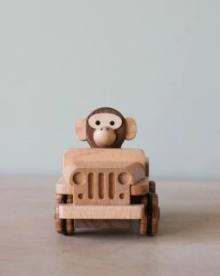 Odin Parker *New* Wooden Animal Pull-Back Car