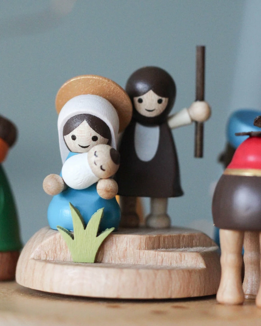 Wooderful Life Nativity Scene Music Box *New* 7 Wooderful Life Nativity Scene Music Box *New*