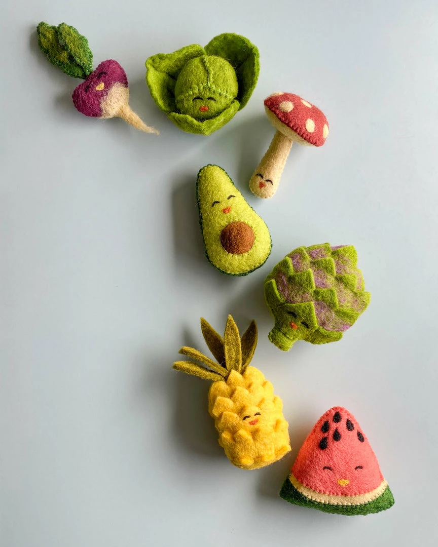 - Felted Fruits And Vegetables 3 - Felted Fruits And Vegetables