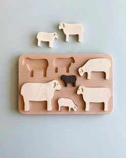 Bajo *New* Wooden Sheep Puzzle & Stacker