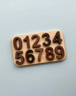 Oyuncakhouse Walnut Number Puzzle