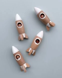 Vendor-unknown Handmade Wooden Rocket & Astronaut 14 Vendor-unknown Handmade Wooden Rocket & Astronaut