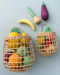 Olli Ella *New* Rattan Hanging Wall Baskets