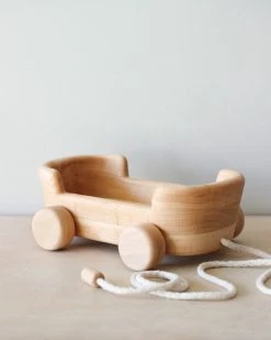 Tateplota Handmade Wooden Pull Wagon