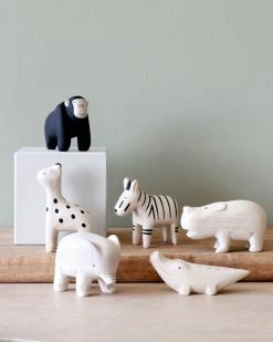 T-Lab Tiny Wooden Safari Animals