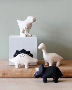T-Lab *New* Handmade Tiny Wooden Dinosaurs