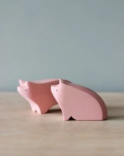 *New* Brin D'Ours | Handmade Wooden Pigs
