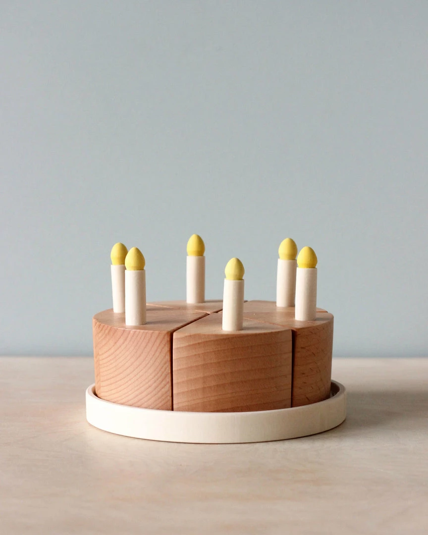 Odin Parker Exclusive *New* Handmade Wooden Chocolate Cake With Removable Candles 3 Odin Parker Exclusive *New* Handmade Wooden Chocolate Cake With Removable Candles