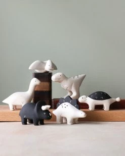T-Lab *New* Handmade Tiny Wooden Dinosaurs