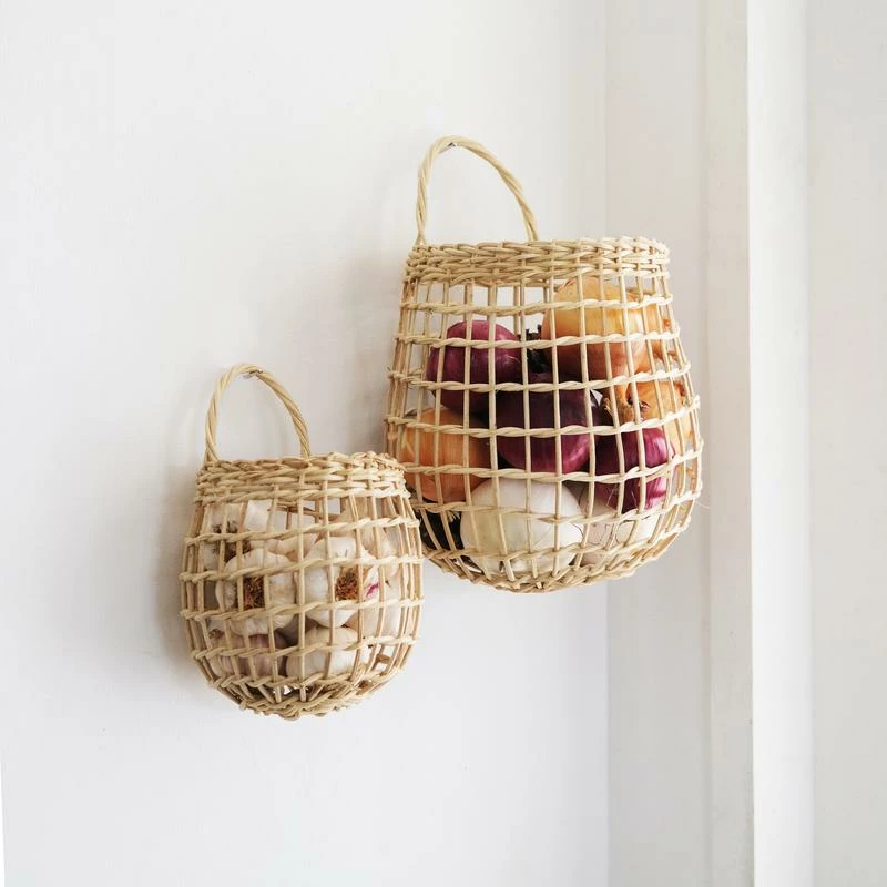 Olli Ella *New* Rattan Hanging Wall Baskets 5 Olli Ella *New* Rattan Hanging Wall Baskets