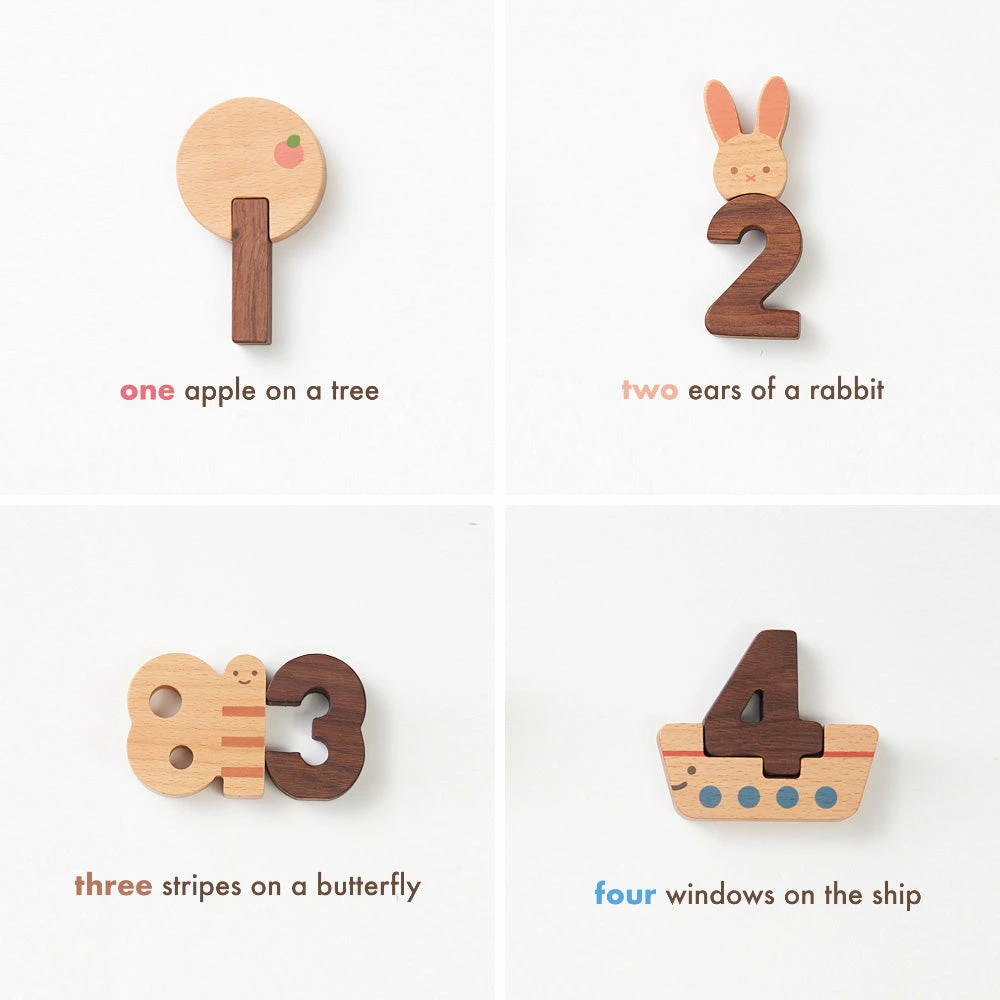 Oioiooi *New* Numbers Play Block Set 12 Oioiooi *New* Numbers Play Block Set
