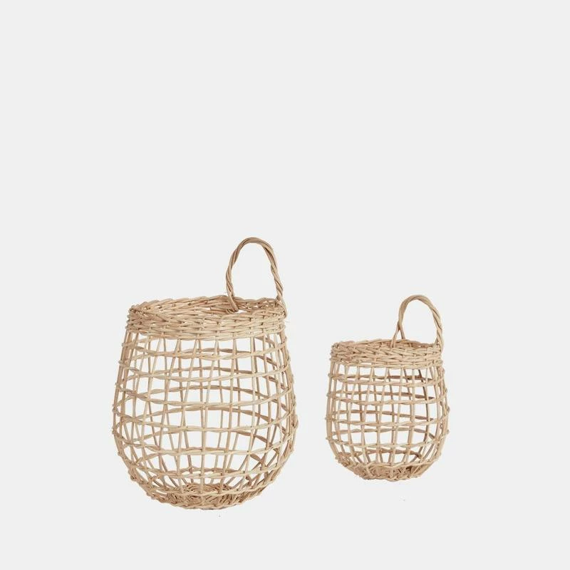 Olli Ella *New* Rattan Hanging Wall Baskets 4 Olli Ella *New* Rattan Hanging Wall Baskets