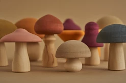 Raduga Grez Handmade Wooden Mushrooms
