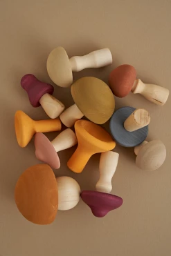 Raduga Grez Handmade Wooden Mushrooms