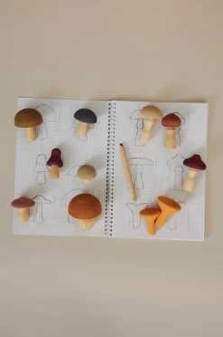 Raduga Grez Handmade Wooden Mushrooms