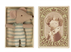 Maileg Sleepy Wakey Baby Mouse In Box *New*