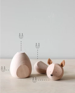 Odin Parker Magnetic Wooden Animals