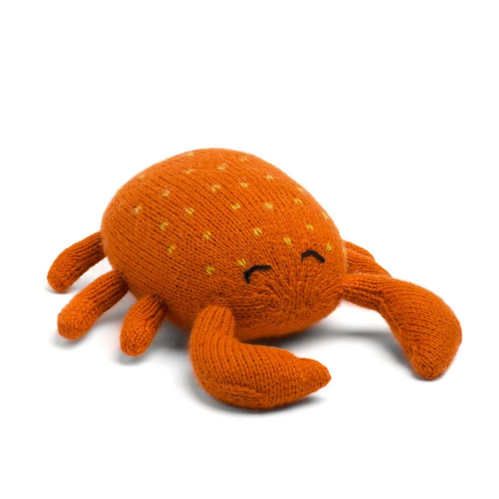 Hand-Knit Crab Stuffed Animal 4 Hand-Knit Crab Stuffed Animal