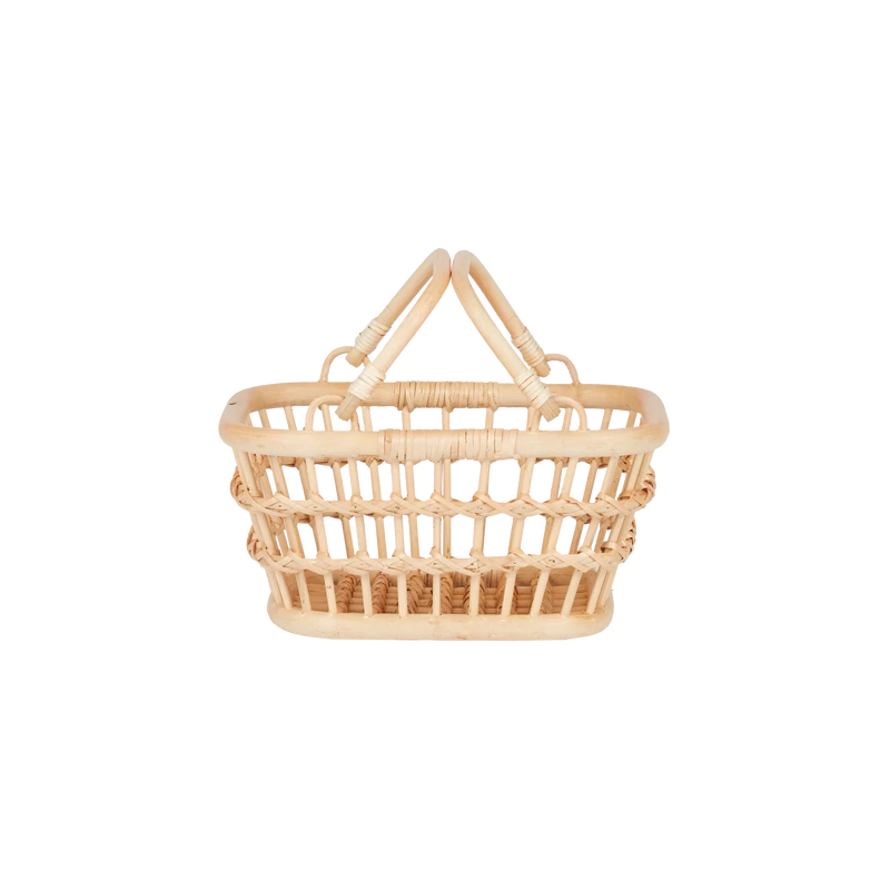 Olli Ella Rattan Shopping Basket 4 Olli Ella Rattan Shopping Basket