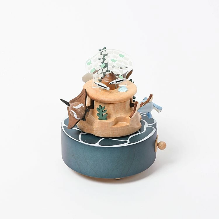 Wooderful Life *New* Wooden Under The Sea Music Box 6 Wooderful Life *New* Wooden Under The Sea Music Box