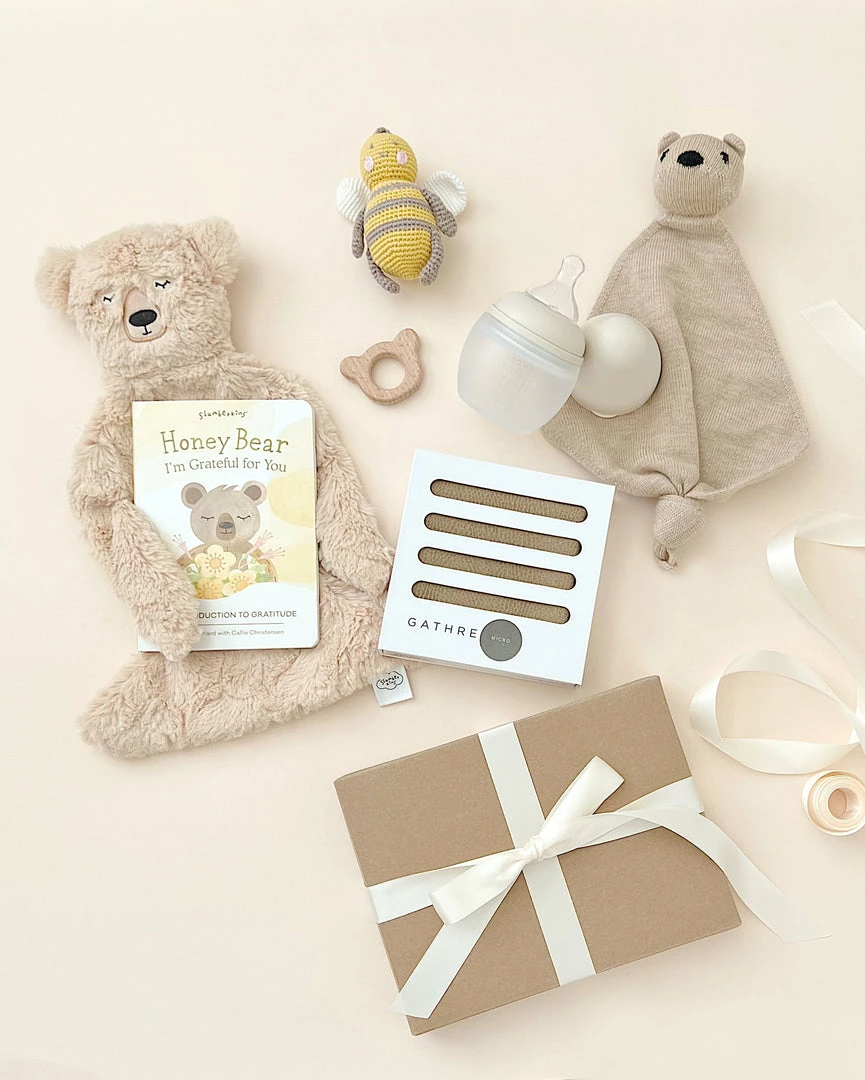 Odin Parker Honey Bear Newborn Gift Box *New* 3 Odin Parker Honey Bear Newborn Gift Box *New*