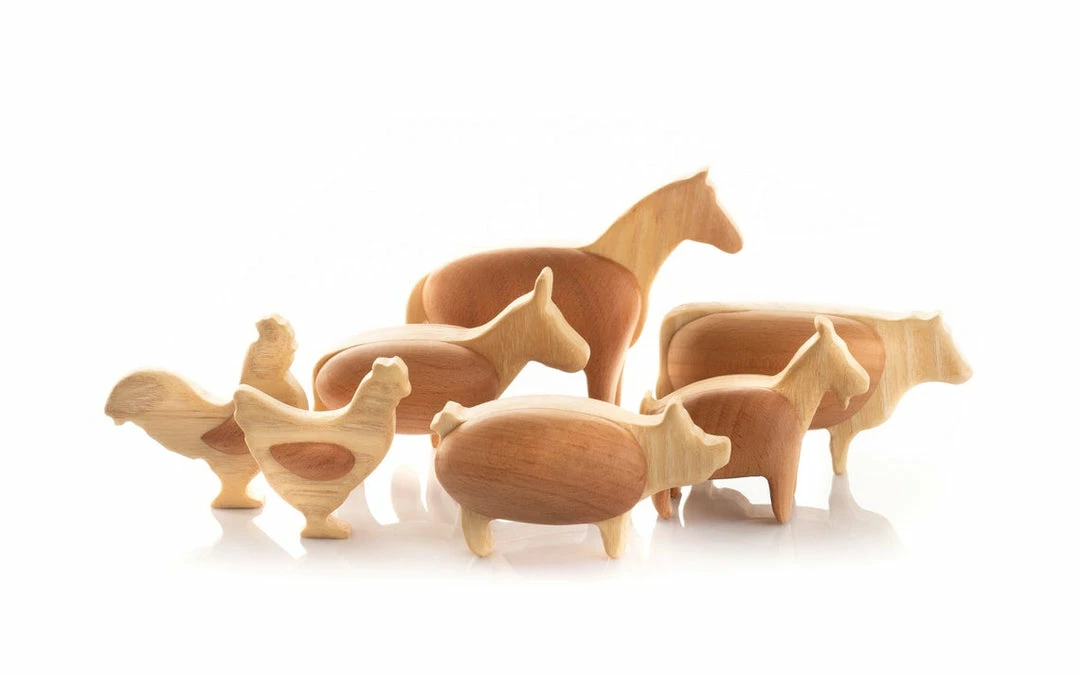 Mercikos Handmade Chunky Wooden Animals *New* 19 Mercikos Handmade Chunky Wooden Animals *New*