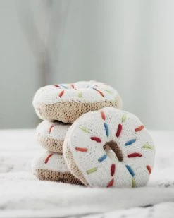 Pebble *New* Handmade Donut Rattle