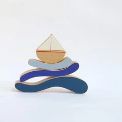 The Wandering Workshop Boat And Waves Stacking Toy *New*