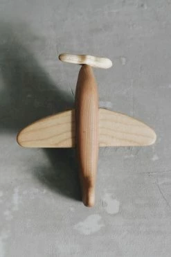 Tateplota Handmade Wooden Airplane
