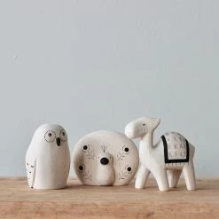 T-Lab *New* Handmade Tiny Wooden Exotic Animals
