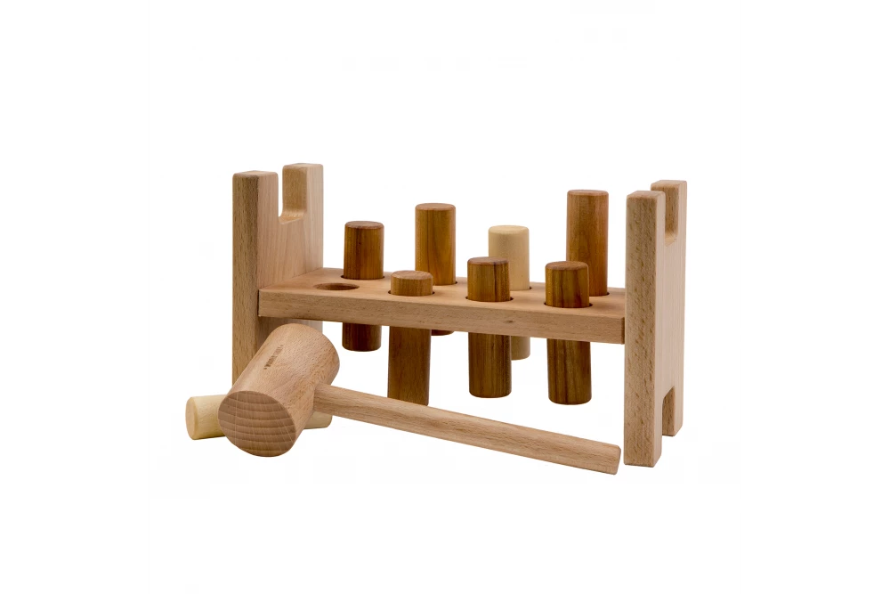 Wooden Story *New* Natural Pound-a-Peg (ships In Approximately One Week) 5 Wooden Story *New* Natural Pound-a-Peg (ships In Approximately One Week)