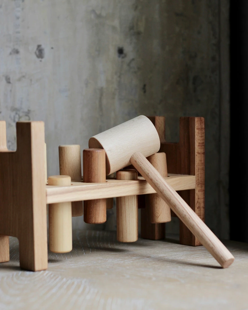 Wooden Story *New* Natural Pound-a-Peg (ships In Approximately One Week) 3 Wooden Story *New* Natural Pound-a-Peg (ships In Approximately One Week)