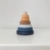 Sabo Concept Mini Wooden Pyramid Stacker - Desert Night
