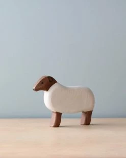 Forest Melody Handmade Wooden Sheep *New*