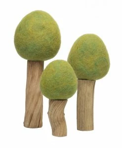 Papoose *New* Handmade Wood & Felt Trees