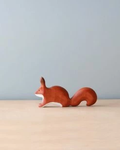 Forest Melody Handmade Wooden Squirrel *New*