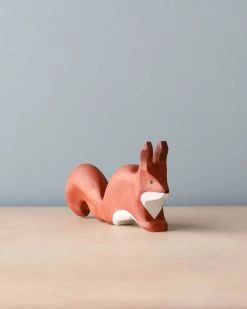 Forest Melody Handmade Wooden Squirrel *New*